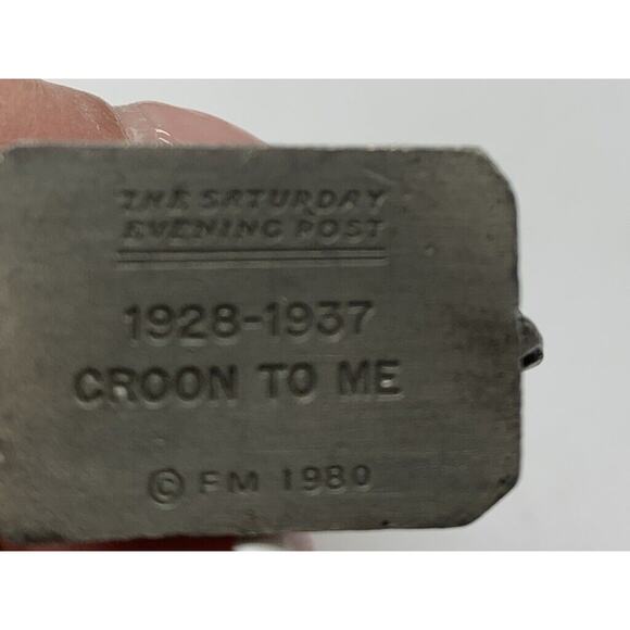 Vtg 1978-1980 Saturday Evening Post Pewter 23 Pc. Parade of American People - Picture 11 of 16